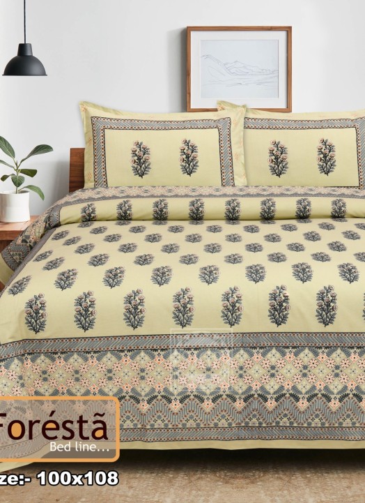 Foresta Double Bed Bedsheet-13